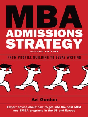 cover image of MBA Admissions Strategy